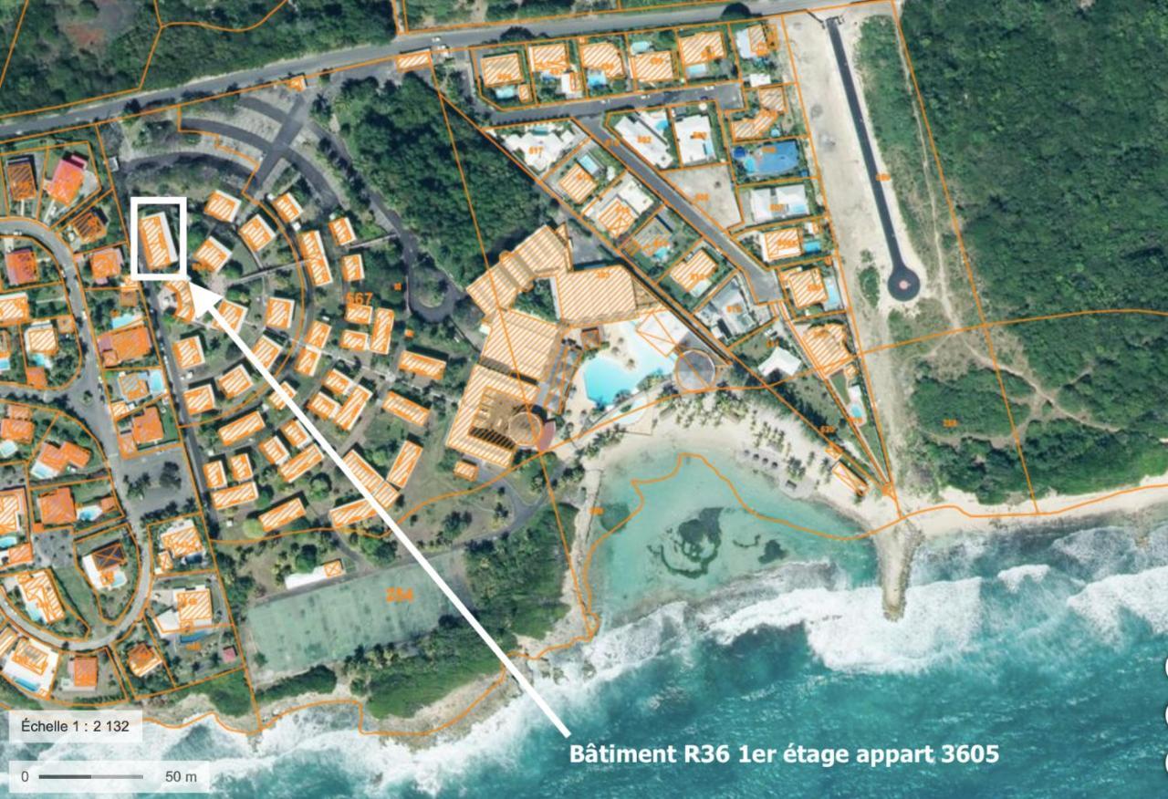 Bikini & Martini Residence Manganao Plage & Piscine Privee Сен-Франсуа Екстер'єр фото